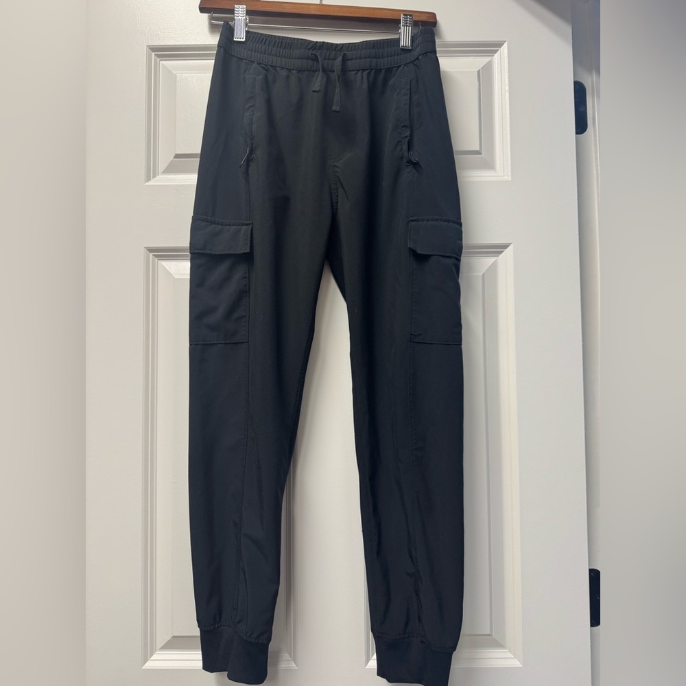 abercrombie kids Black Performance Jogger Pants